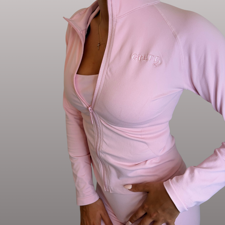 Girl's First Jacket - BABY PINK