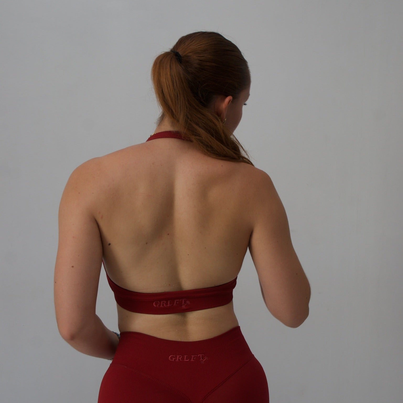 Girl's First Bra Rose Red color