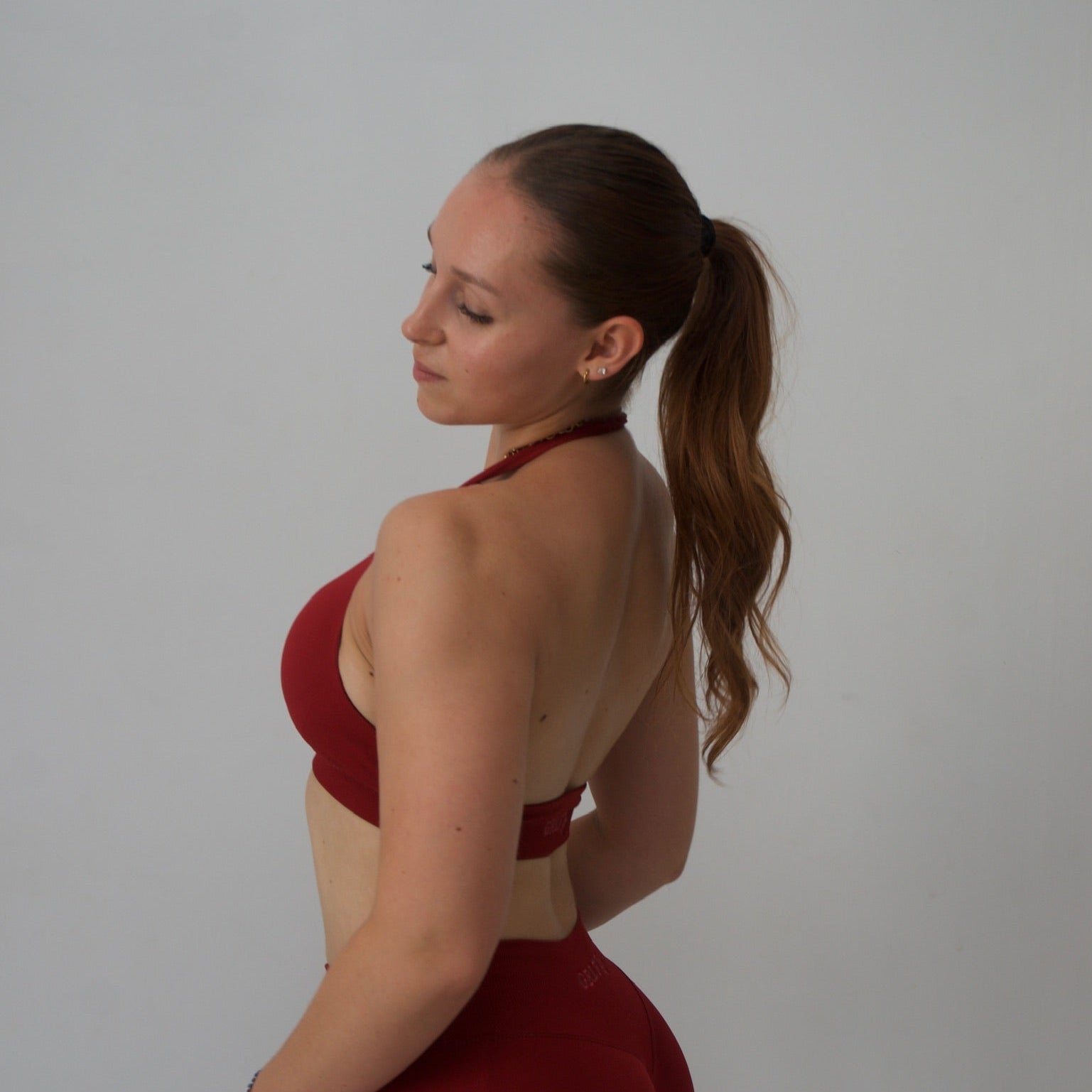 Girl's First Bra Rose Red color
