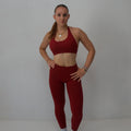 Girl's First Legging - ROSE RED 