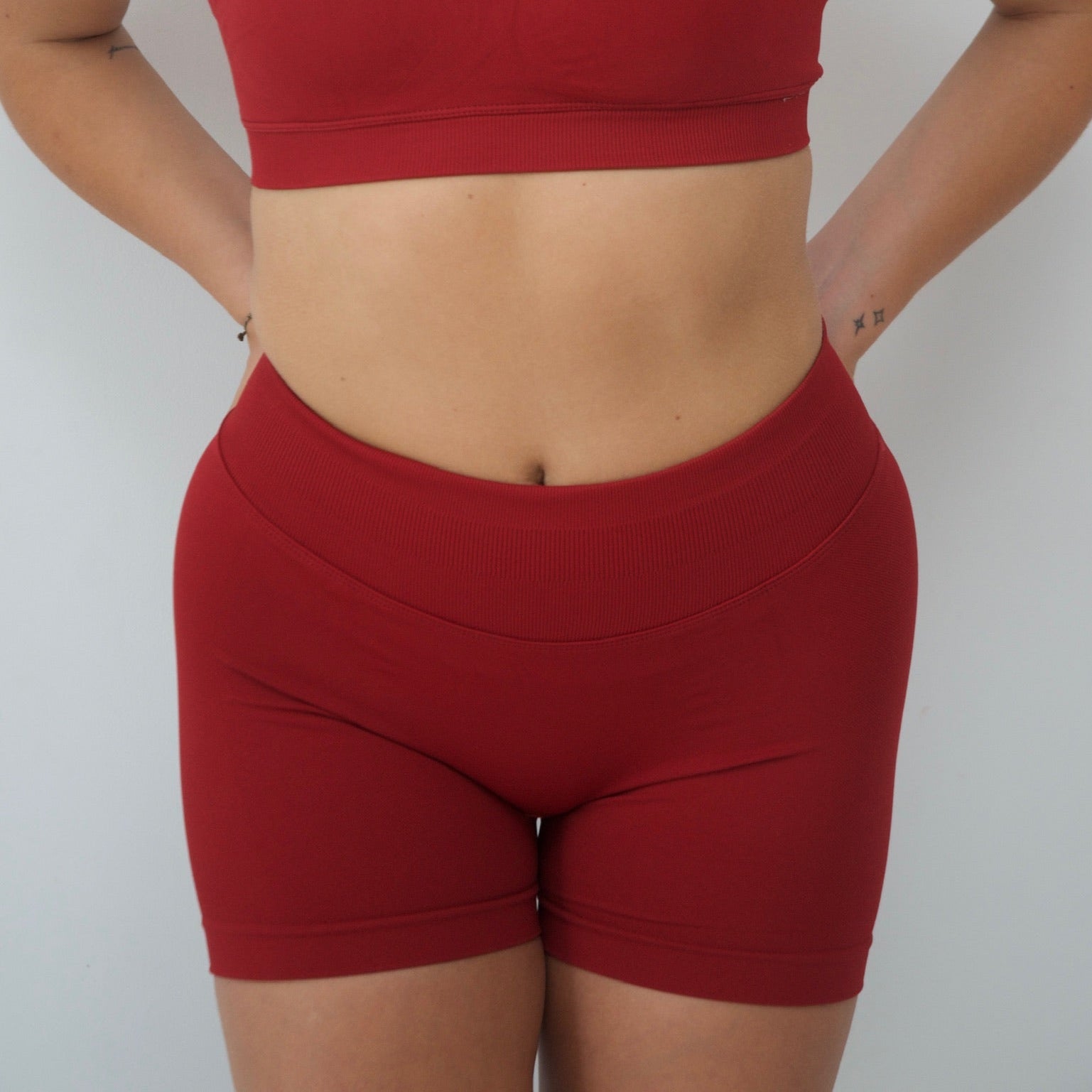 Girl's First Short - ROSE RED