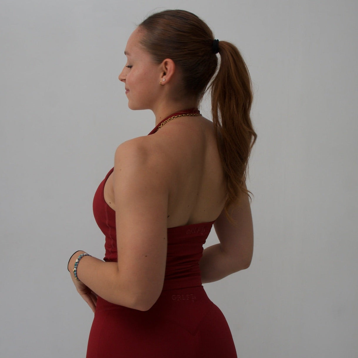 Girl's First Top - ROSE RED 