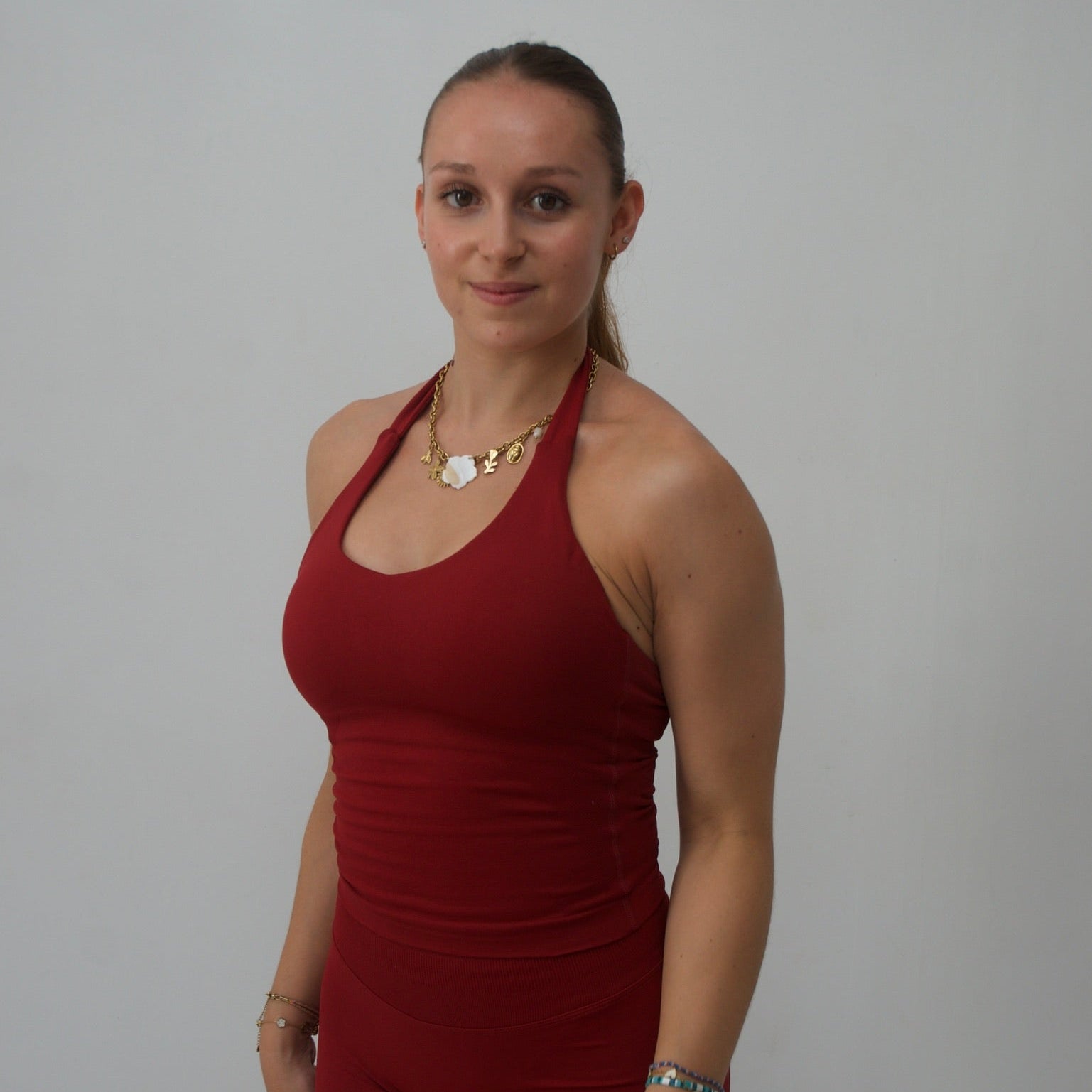 Girl's First Top - ROSE RED 
